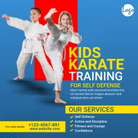 Kids Karate Training Ad Pos Instagram template