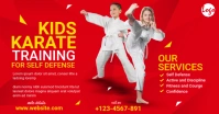 Kids Karate Training Ad Facebook Shared Image template