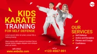 Kids Karate Training Ad Pos Twitter template