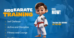 Kids Karate Training ภาพที่แชร์บน Facebook template