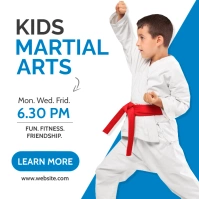 kids martial arts advertising instagram post template