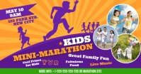KIDS MINI-MARATHON BANNER Facebook 共享图片 template