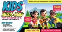 Kids Music Camp Facebook Event Cover template