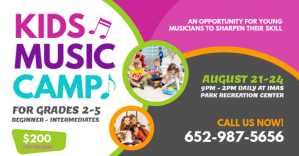 Kids Music Camp Facebook Post template
