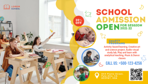 Hvid School Admission Blog Header Template