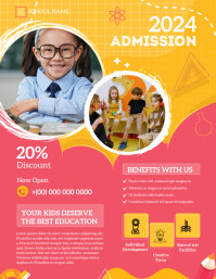 School admission open poster template | PosterMyWall