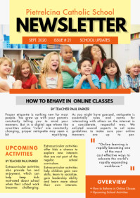 Free School Newsletter Templates Postermywall Free School Newsletter Templates Postermywall