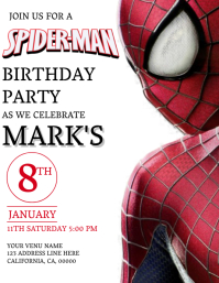 80 Spiderman Customizable Design Templates Postermywall