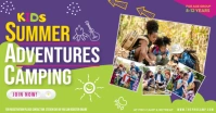 Kids Summer Adventure Camp Facebook Shared Image template