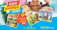Kids Summer Camp Ad Imagen Compartida en Facebook template