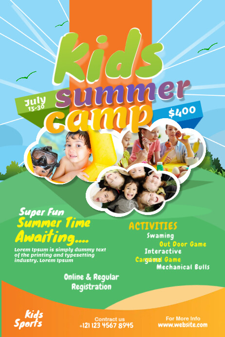 Copy of Kids Summer Camp advert | PosterMyWall