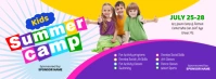 Kids Summer Camp Zdjęcie w tle na Facebooka template