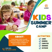 Kids Summer Camp Publicación de Instagram template