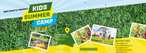 Kids Summer Camp Facebook Cover Photo template