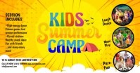 Kids Summer Camp Facebook Shared Image template