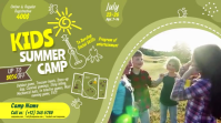 Kids Summer Camp Digital Display (16:9) template