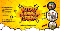 Kids Summer Camp Facebook Shared Image template