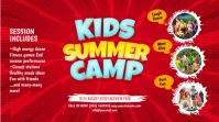 Kids Summer Camp Affichage numérique (16:9) template