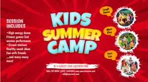 Kids Summer Camp Digital Display (16:9) template