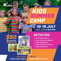 Kids Summer Camp Instagram Post template