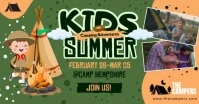 Kids Summer Camp ภาพที่แชร์บน Facebook template