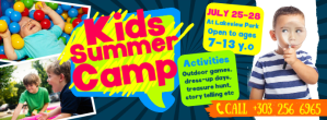 Kids Summer Camp Facebook Cover template