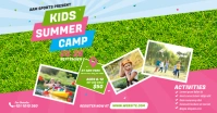 Kids Summer Camp Facebook Shared Image template