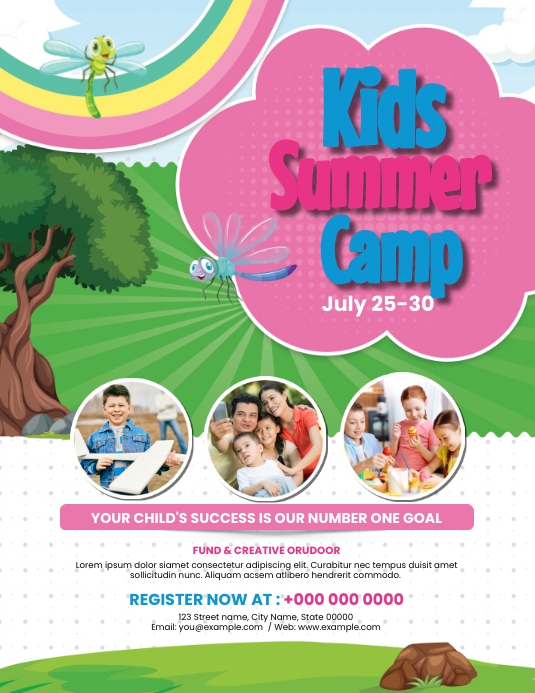 Copy of Kids Summer Camp Flyer | PosterMyWall