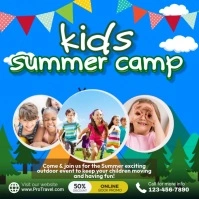 Kids Summer Camp Instagram template