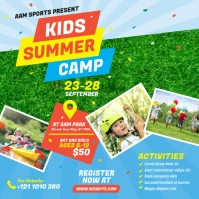 Kids Summer Camp Instagram Post template