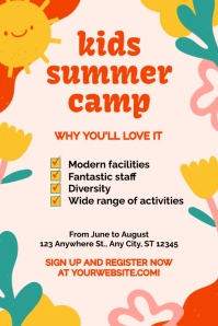 Summer Kids Camp Template | PosterMyWall