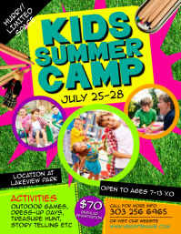 kids summer camp poster template 104cecd3e24017852e87320bedc9cbd8
