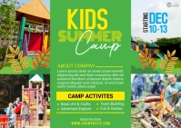 Kids Summer Camp Template Carte postale