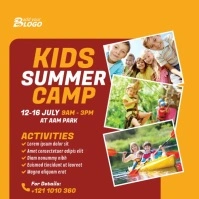 Kids Summer Camp Template Vierkant (1:1)