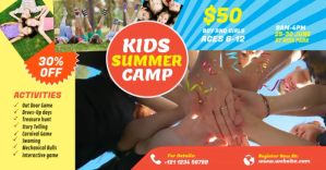 Kids Summer Camp Video Template for Facebook