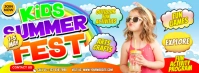 Kids Summer Fest: May Fun Days Zdjęcie w tle na Facebooka template