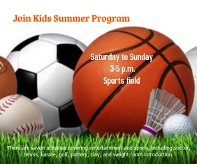 Kids Summer Program Template | PosterMyWall