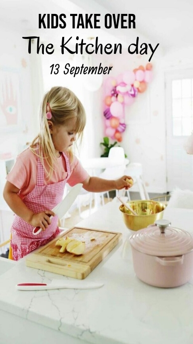 Kids take over the kitchen instagram story Template | PosterMyWall