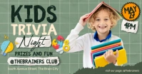 Kids Trivia Quiz Night Facebook Shared Image template