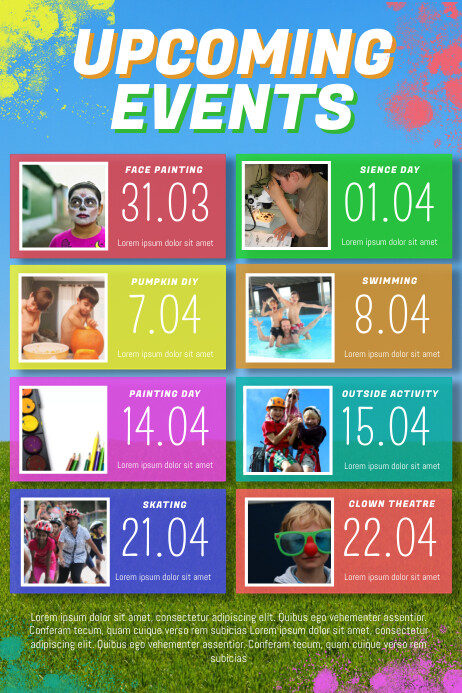 524+ Plantillas De Programación De Eventos Gratuitas | PosterMyWall