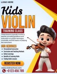 Kids Music Lessons Posters Template | PosterMyWall