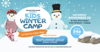 Kids Winter Camp Facebook Shared Image template