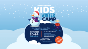 Kids Winter Camp Twitter Post template