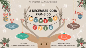 Kids Winter Event Invitation Facebook Cover Video