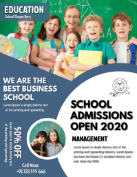 Kindergarten Admission Open Day Flyer Template | PosterMyWall
