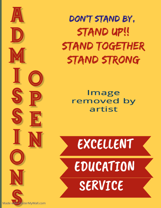 Kindergarten Admission Open Day Flyer Template PosterMyWall