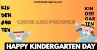 Kindergarten Day Facebook Ad template