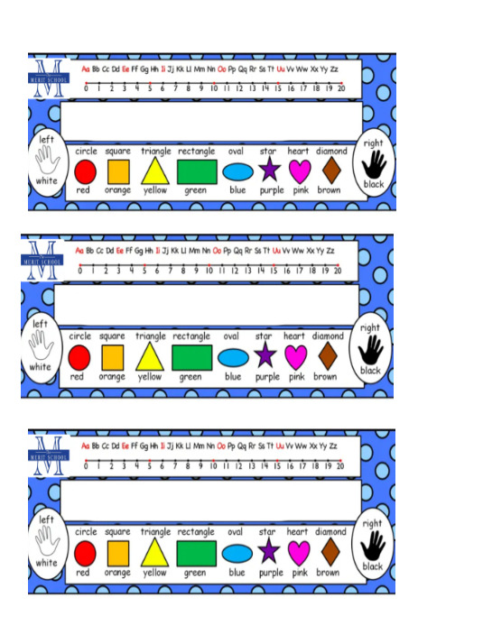 Kindergarten desk label Template | PosterMyWall