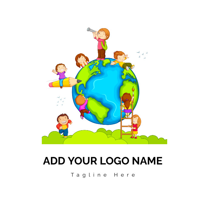 Jpre Development Logo Kindergarten Pre-school Logo Template | PosterMyWall