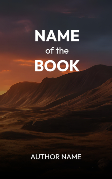 Kindle Book Cover Front Template | PosterMyWall